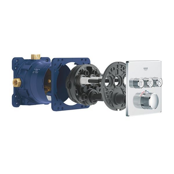 Душова система прихованого монтажу термостатична Grohe QuickFix SmartControl UA202802C3 CV033609 фото