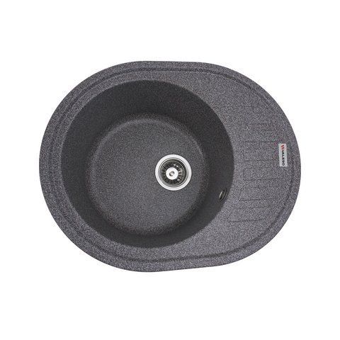Гранітна мийка для кухні VALESO SOUL 6250 матова Мікс 49291 фото