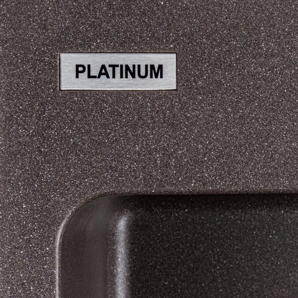 Гранітна мийка для кухні Platinum 7850 Bogema матовий Гренадін 40368 фото