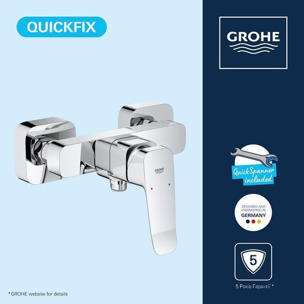 Змішувач для душу Grohe QuickFix Dice 1018740000 CV036212 фото