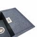 Гранітна мийка для кухні Platinum 8650 DIAMOND матова (графіт) 39819 фото 6