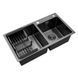 Комплект кухонної мийки 7843ZHM PVD Schwarze - FlexFlow ST430085 фото 6